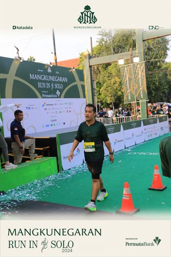 Race photo from Mangkunegaran Run 2024