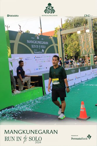 Race photo from Mangkunegaran Run 2024