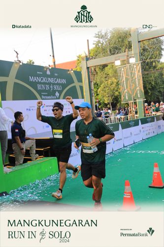 Race photo from Mangkunegaran Run 2024