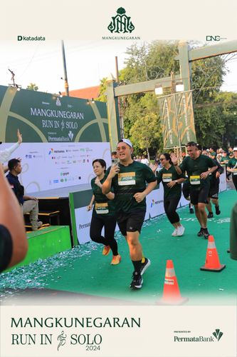 Race photo from Mangkunegaran Run 2024