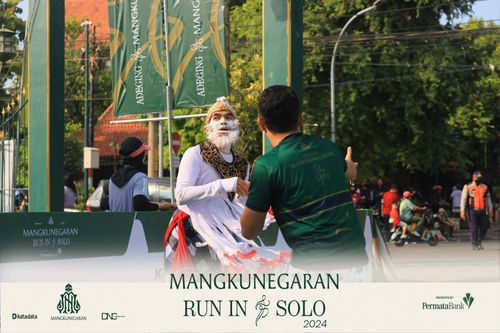Race photo from Mangkunegaran Run 2024