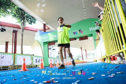 Race photo from BAF LIONS RUN 2024