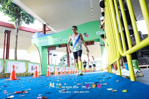 Race photo from BAF LIONS RUN 2024
