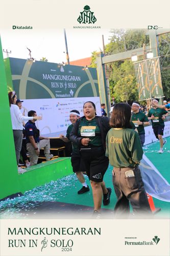 Race photo from Mangkunegaran Run 2024