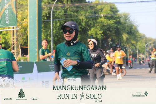 Race photo from Mangkunegaran Run 2024