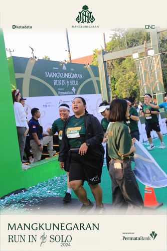Race photo from Mangkunegaran Run 2024