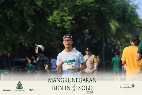 Race photo from Mangkunegaran Run 2024