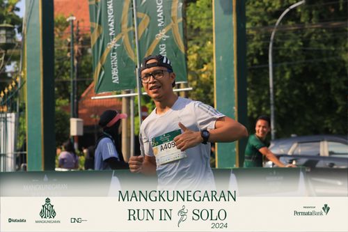 Race photo from Mangkunegaran Run 2024