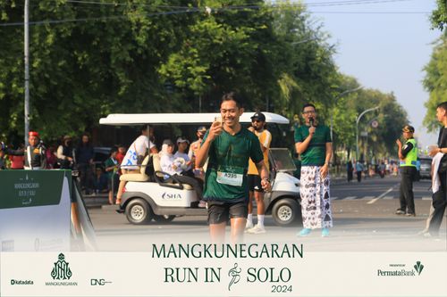 Race photo from Mangkunegaran Run 2024