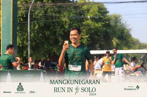 Race photo from Mangkunegaran Run 2024