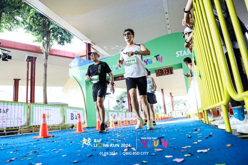 Race photo from BAF LIONS RUN 2024