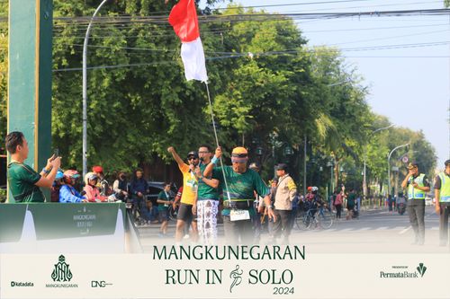 Race photo from Mangkunegaran Run 2024