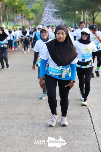 Race photo from Taman Budaya x BOGORUN 2025