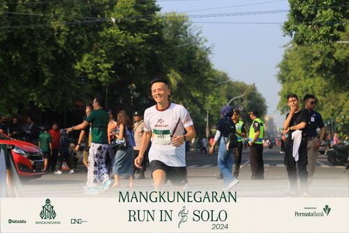Race photo from Mangkunegaran Run 2024