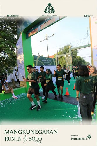 Race photo from Mangkunegaran Run 2024