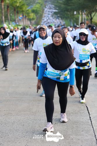 Race photo from Taman Budaya x BOGORUN 2025