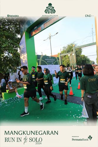 Race photo from Mangkunegaran Run 2024