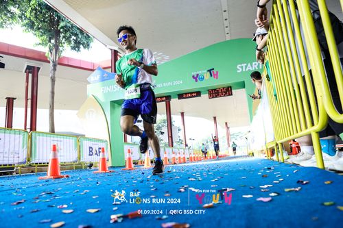 Race photo from BAF LIONS RUN 2024