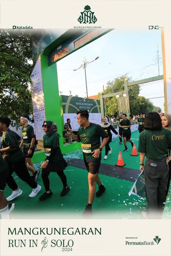 Race photo from Mangkunegaran Run 2024