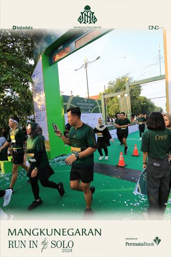 Race photo from Mangkunegaran Run 2024