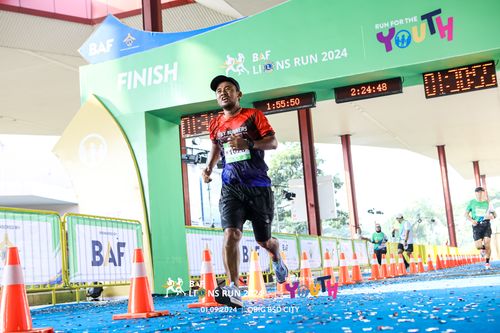 Race photo from BAF LIONS RUN 2024