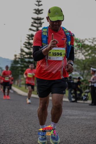 Race photo from CISANGKAN KBP CITY RUN 2025