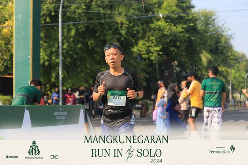 Race photo from Mangkunegaran Run 2024