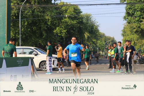 Race photo from Mangkunegaran Run 2024
