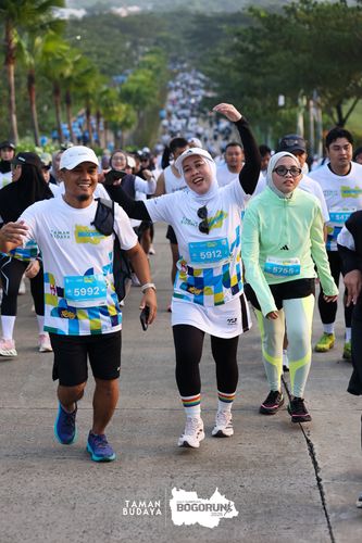 Race photo from Taman Budaya x BOGORUN 2025