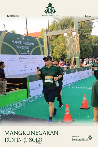 Race photo from Mangkunegaran Run 2024