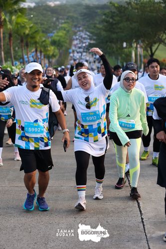 Race photo from Taman Budaya x BOGORUN 2025