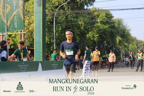 Race photo from Mangkunegaran Run 2024