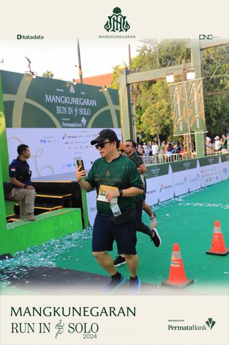 Race photo from Mangkunegaran Run 2024