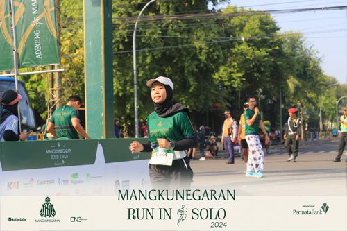 Race photo from Mangkunegaran Run 2024
