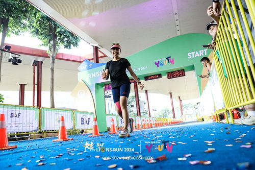Race photo from BAF LIONS RUN 2024