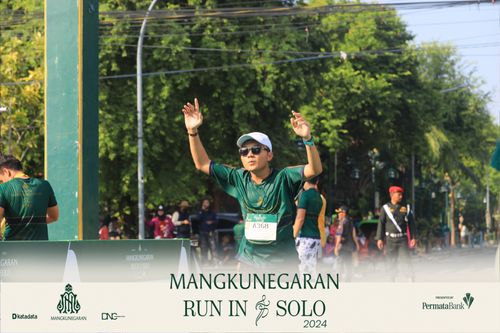 Race photo from Mangkunegaran Run 2024