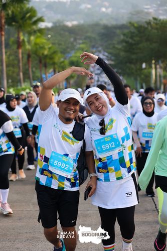 Race photo from Taman Budaya x BOGORUN 2025
