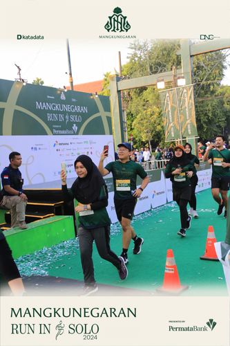 Race photo from Mangkunegaran Run 2024