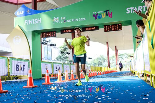 Race photo from BAF LIONS RUN 2024