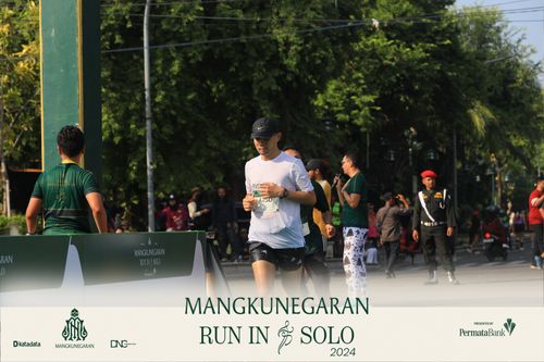 Race photo from Mangkunegaran Run 2024