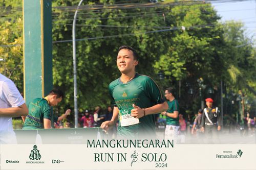 Race photo from Mangkunegaran Run 2024