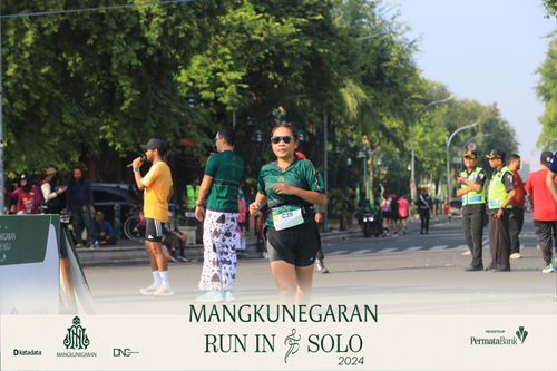 Race photo from Mangkunegaran Run 2024