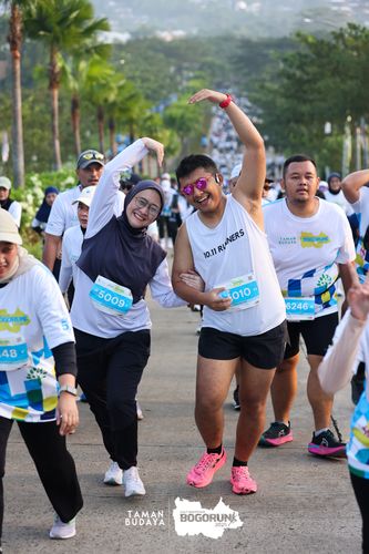 Race photo from Taman Budaya x BOGORUN 2025