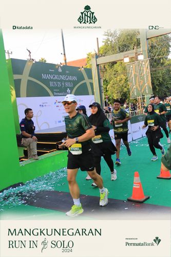 Race photo from Mangkunegaran Run 2024