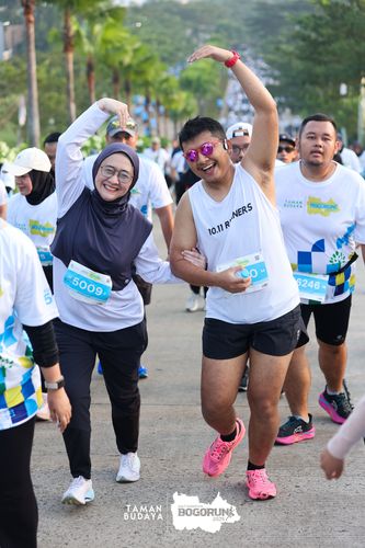 Race photo from Taman Budaya x BOGORUN 2025