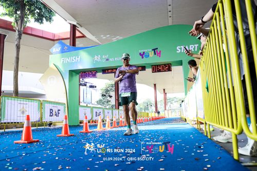 Race photo from BAF LIONS RUN 2024