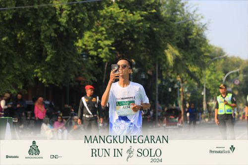 Race photo from Mangkunegaran Run 2024