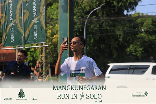 Race photo from Mangkunegaran Run 2024