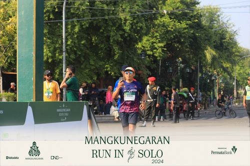 Race photo from Mangkunegaran Run 2024