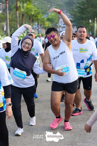 Race photo from Taman Budaya x BOGORUN 2025